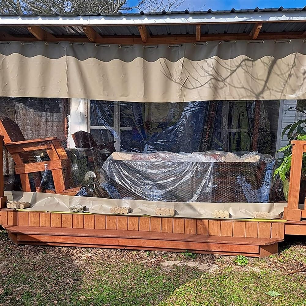 Transparente PVC-Abdeckplane – 1,5 X 2,3 M, 20 Mm Dick, Wasserdicht & UV-beständig – Perfekt Für Terrasse, Vorhänge & Mehr