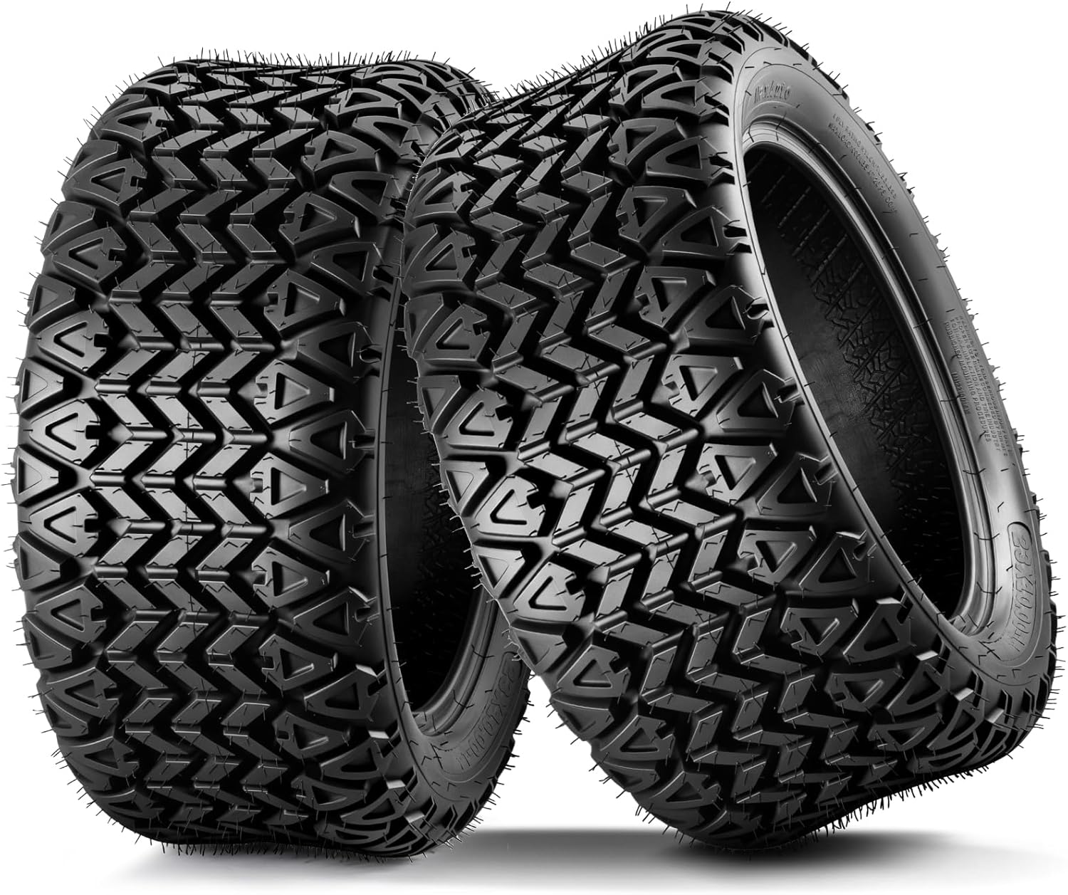 MaxAuto 23X10-14 Hilly Lawn ATV Tires, 23x10x14 Golf Cart Tires, 23-10-14 All Terrain UTV ATV Off-Road Tire, 4PR Tubeless, 2 Pack