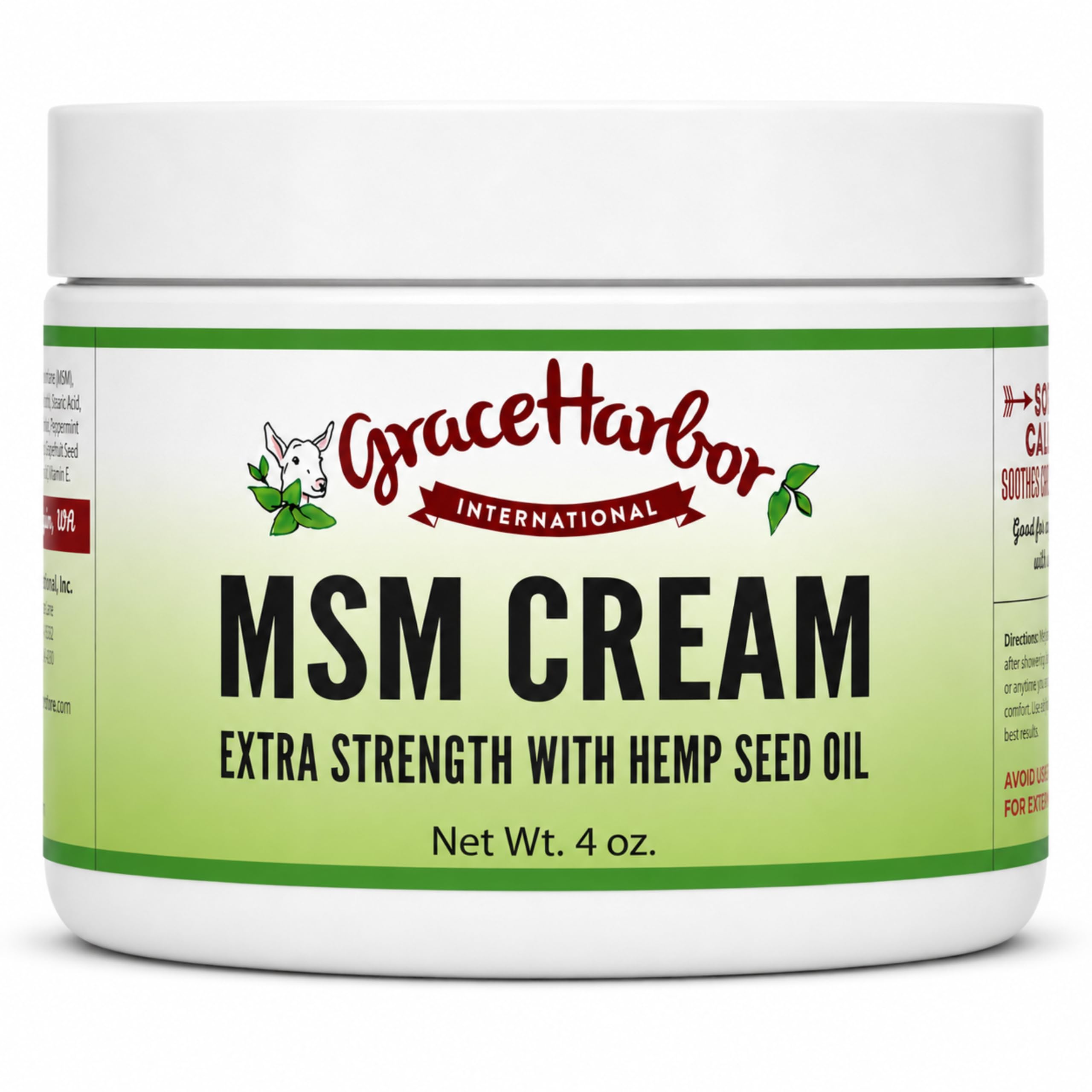 Amazon.com : Grace Harbor Extra Strength MSM Cream with Goat Milk