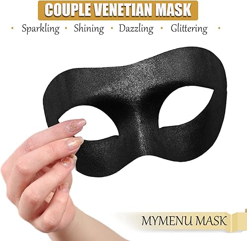 Miniatura 2 de MYMENU Máscara veneciana de Halloween para hombres y mujeres, para fiesta de disfraces, baile de graduación