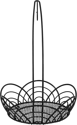 Miniatura 5 de internal_US_high - Soporte para plátano con canasta, color negro