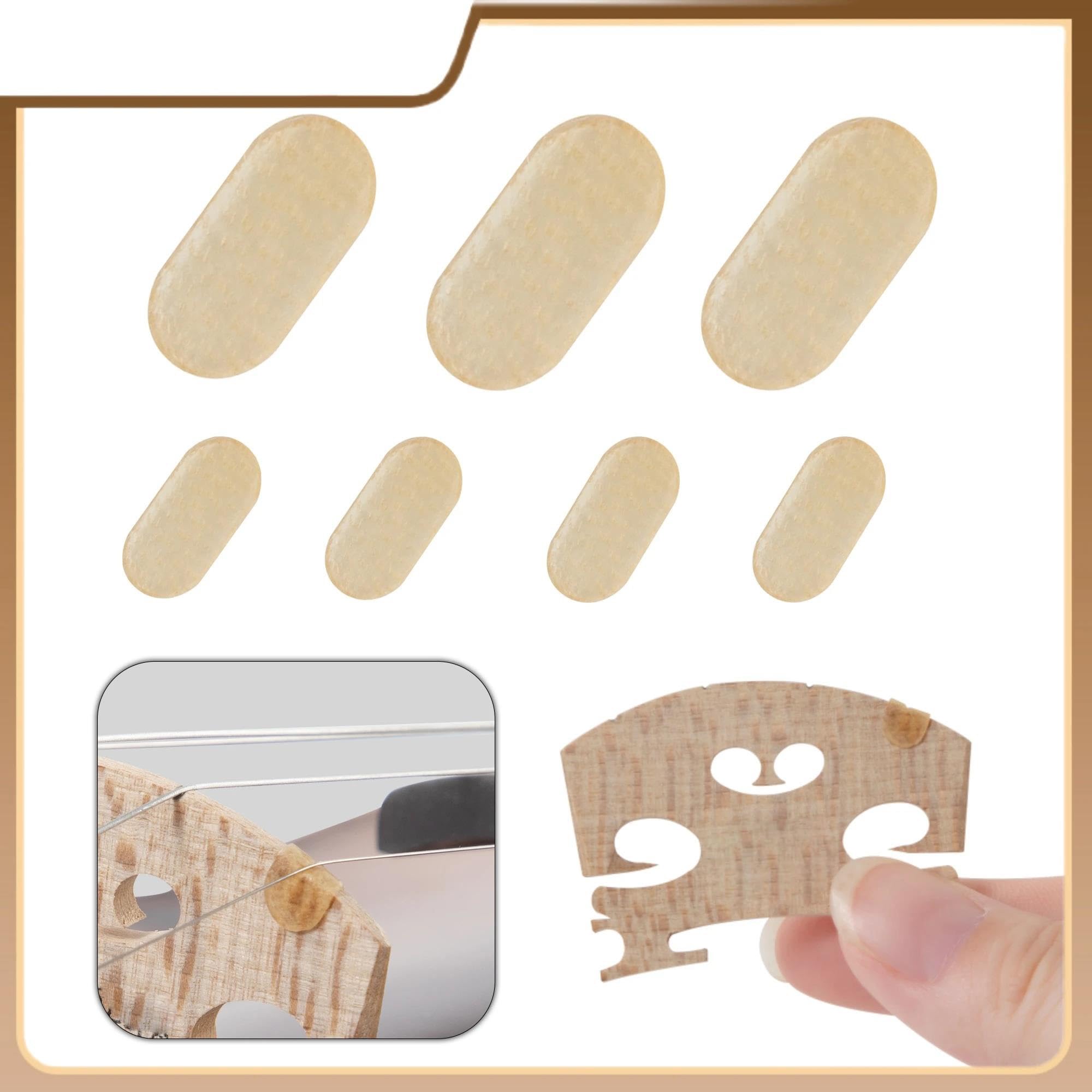 Podkładka Ochronna Na Strunę E Do Mostka Skrzypcowego Akcesoria Do Instrumentów Muzycznych(50pcs)