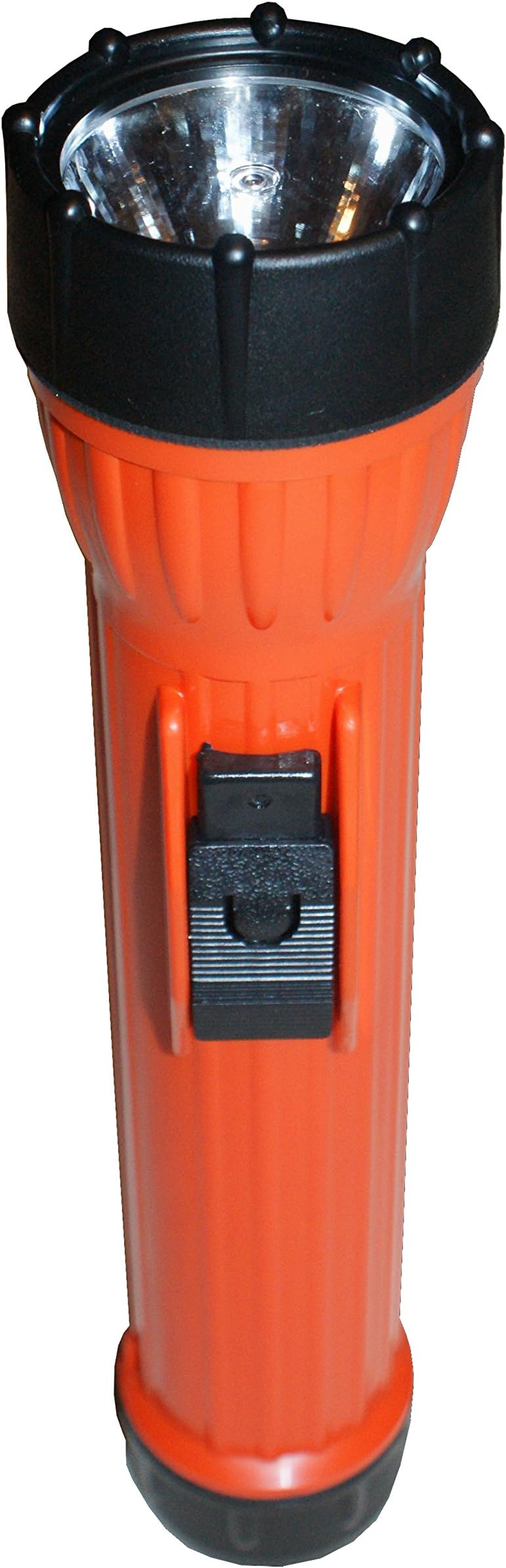 2224 Work SAFE15,000 CP Incandescent Flashlight, UL & CUL Class I, Division I, Waterproof, ASTM & msha approved, Orange