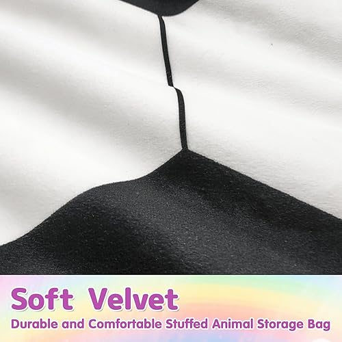 Miniatura 6 de Jorbest Almacenamiento de animales de peluche, almacenamiento de puf de peluche de fútbol, funda para silla de puf de fútbol para niños, asiento de