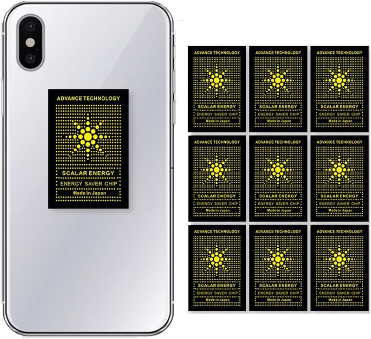 JUXaTECh20PCS Electronic Devices Anti Radiation Scalar Energy Paster, Health Protection Cell Phone EMF Shield Stickers for Pregnant Woman Child Elder
