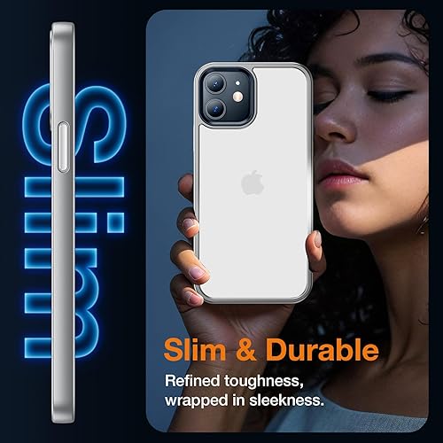 Vista 305 de Funda para iPhone 11, a prueba de golpes, para iPhone 11, protección contra caídas de grado militar, carcasa protectora rígida delgada translúcida