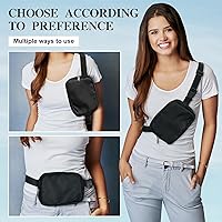Amazon.com: Mini Fanny Pack Black Belt Bag for Women and Men