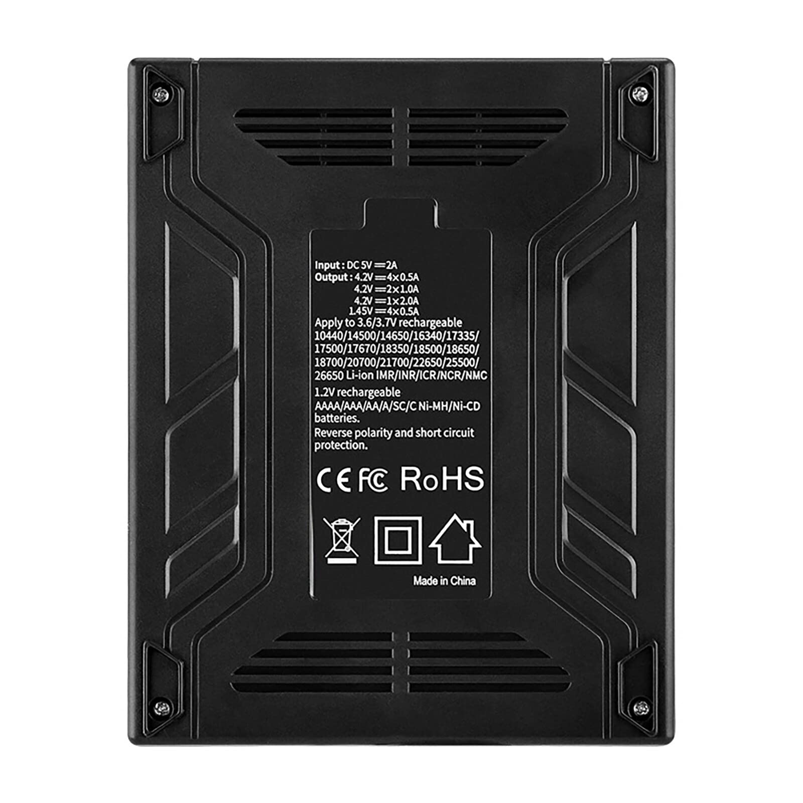 Caricabatterie WISSBLUE Per 18650 - Schermo LCD Con Controllo Capacità E Velocità - Foto 5