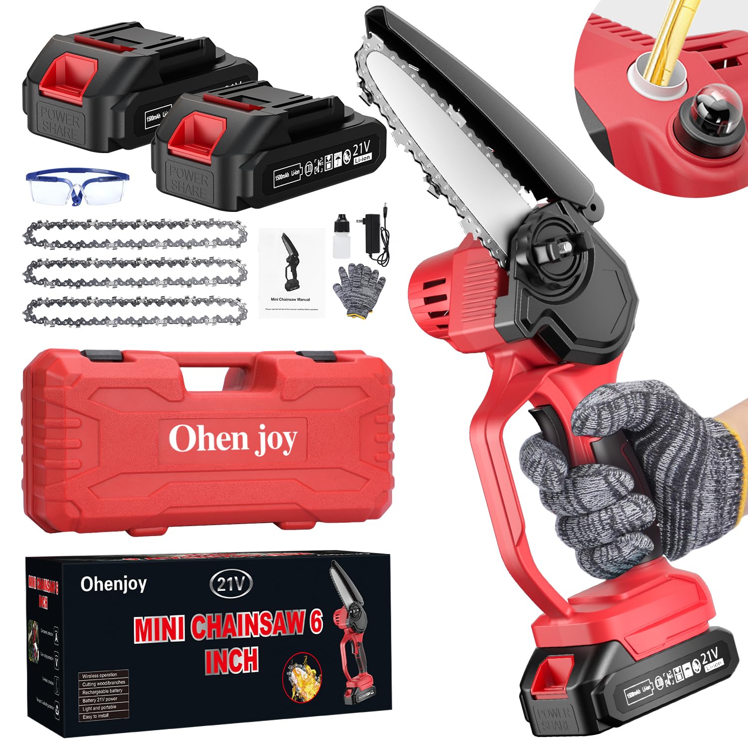 Ohenjoy Mini Chainsaw
