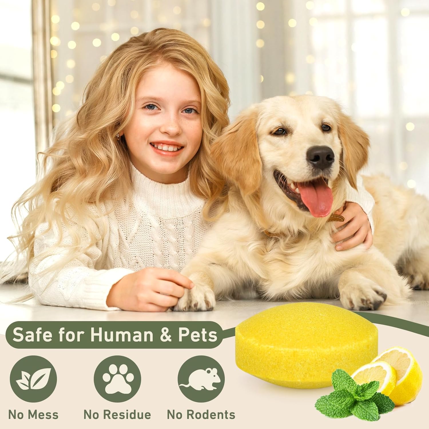 Mouse Rodent Repellent, 16 Pack Peppermint Oil for Mice Mouse Rats Squirrel Pests Control Indoor & Outdoor Use, Natural Deterrent Replace Trap Poisoning Family & Pet Safe Yellow - Image 5