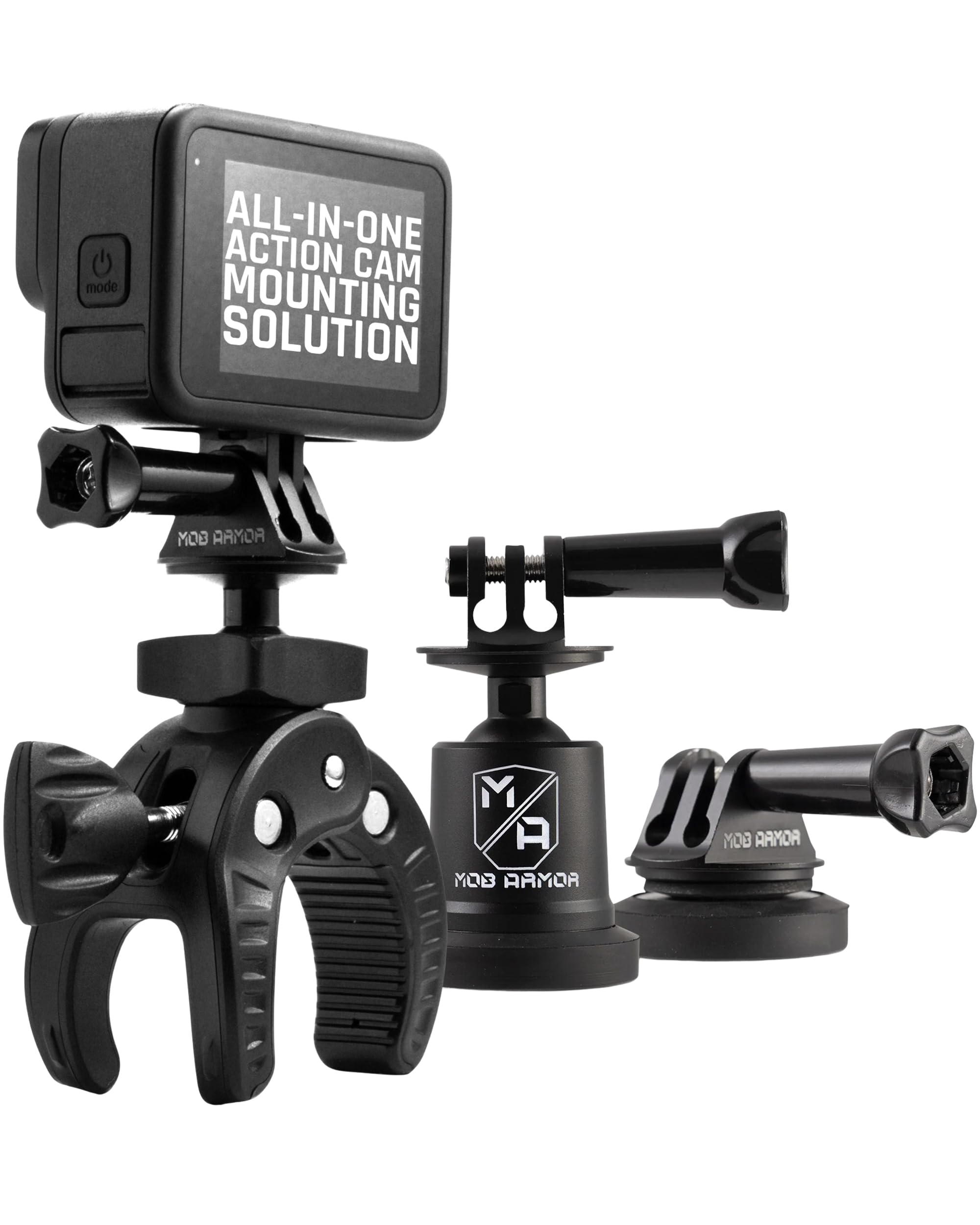 MOB ARMOR Action Camera Bundle 1Kg Black