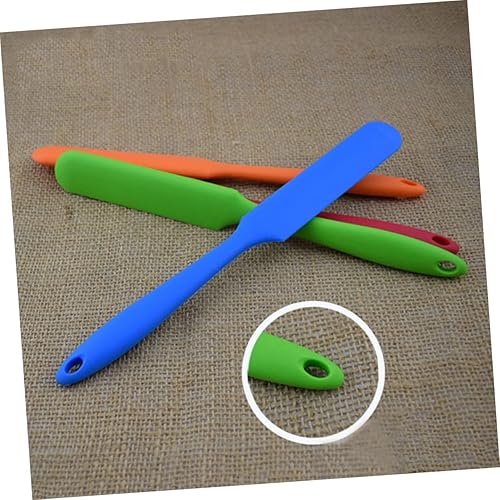 Miniatura 3 de BESTonZON Mango Mini Crema Frosting Integrado Mantequilla Decoración No Silicona Cortador Espátula Flexible Antiadherente Alimentos Stick con Nuevas