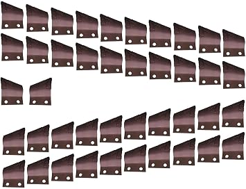 21LH + 21RH Carbide Trencher Cup Teeth, fits Chains w/ 2" Pitch- 135924, 135925