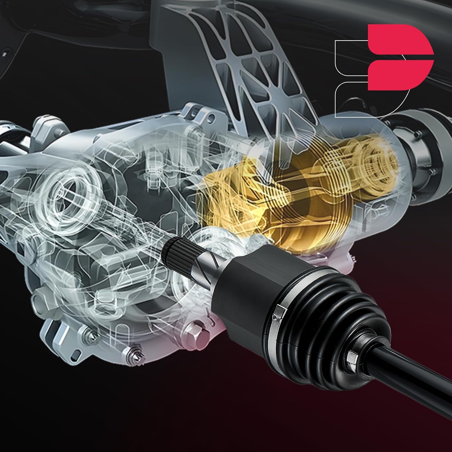 BDFHYK NCV53911 CV Axle Shaft Assembly Front Left Compatible with Nissan Altima; Compatible with Nissan Rogue; Compatible with Nissan Rogue Select; Compatible with Nissan Sentra