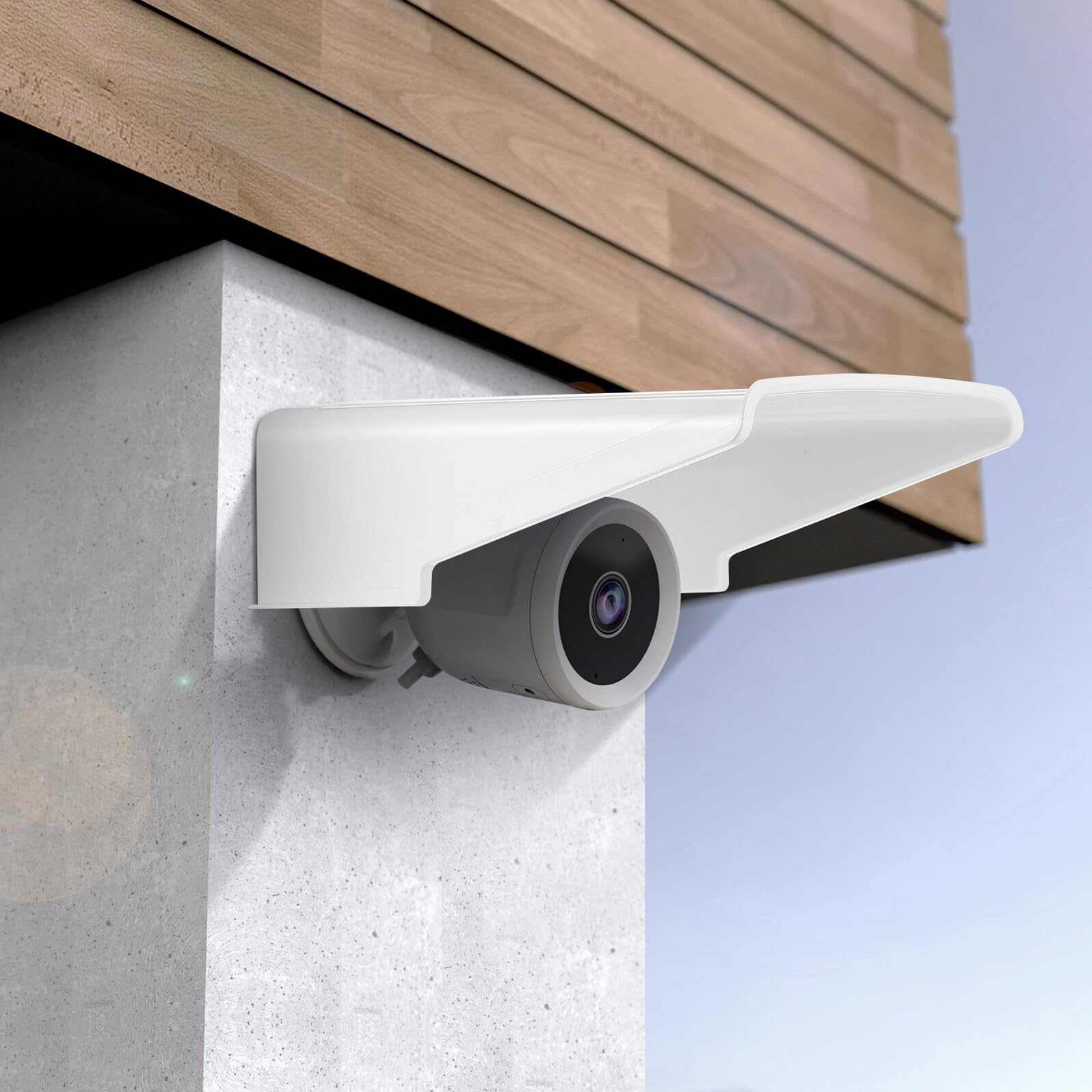 Protector de Cubierta para Cámara Exterior Plástico Resistente 3 Unidades Funda Antilluvia para Cámaras de Seguridad CCTV Protección contra Lluvia y Rayos UV para Uso en