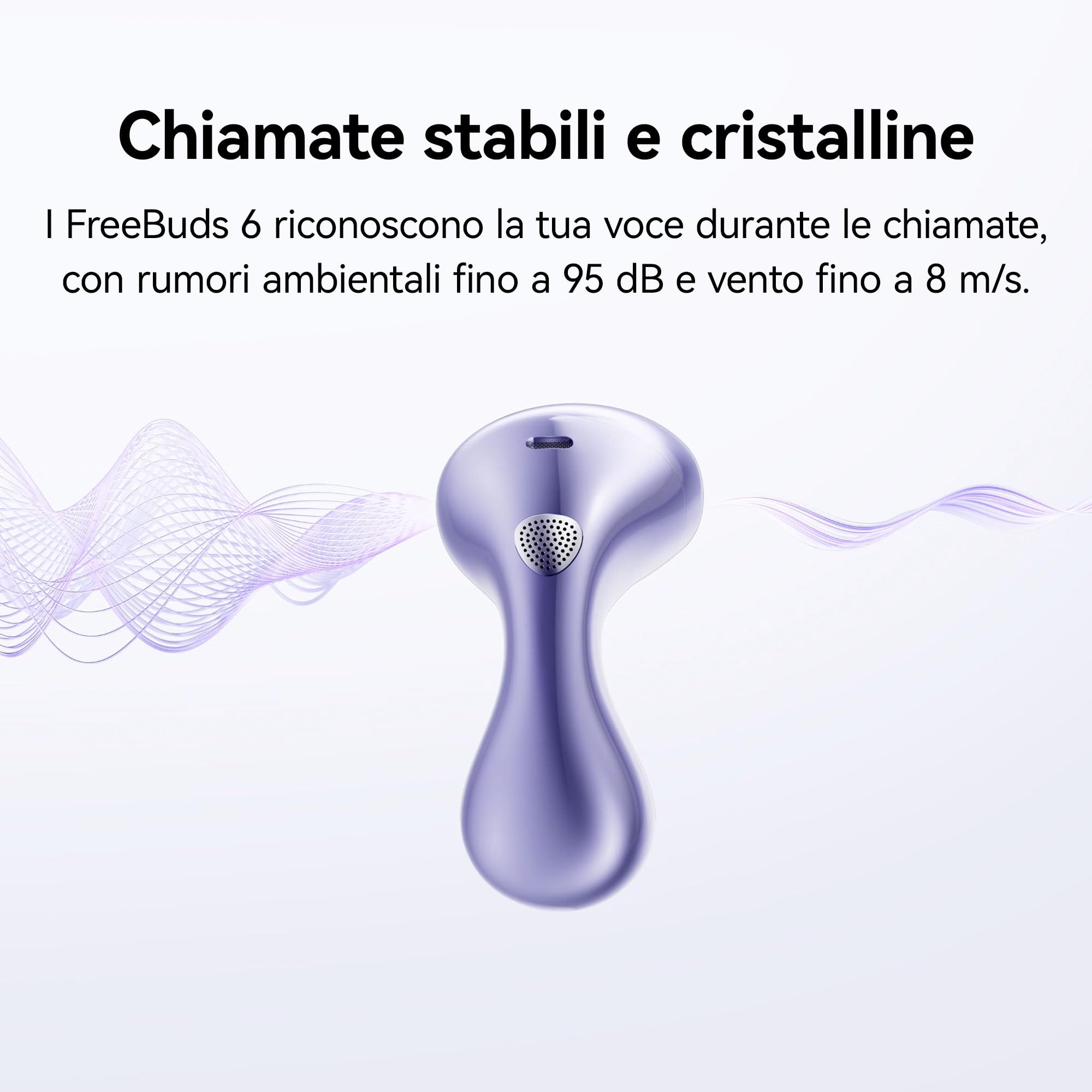 HUAWEI FreeBuds 6 Auricolari Wireless, Vestibilità aderente all’orecchio, Doppio driver True Sound, Chiamate stabili e cristalline, Open-fit ANC, 36H Durata della Batteria, IP54, iOS & Android,Nero | Chiamate chiare e stabili, doppi altoparlanti True Soun