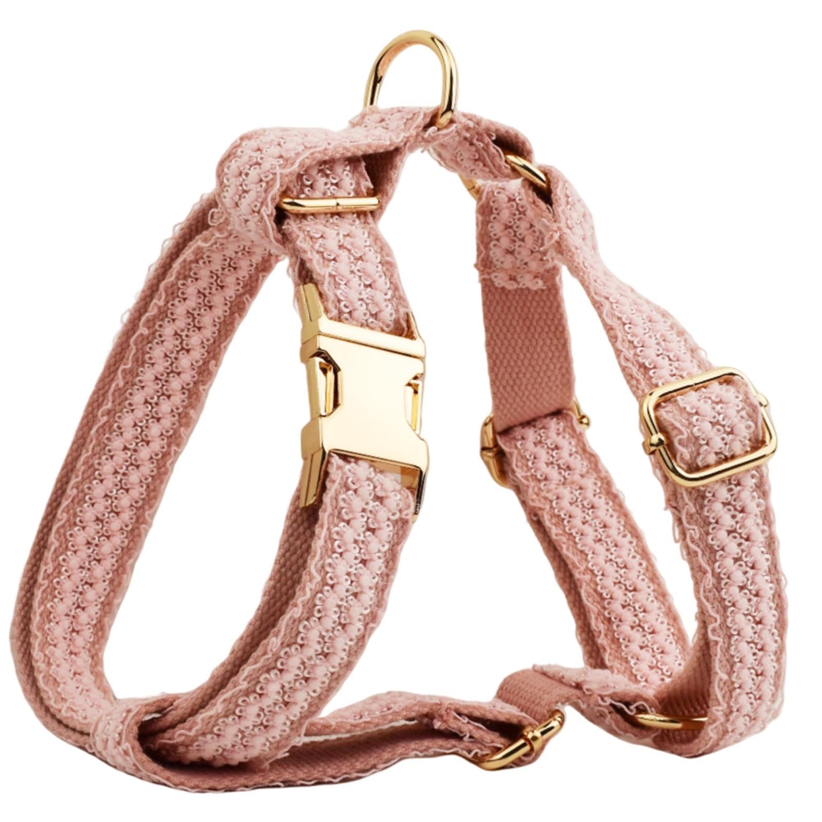 Ensemble Harnais et Laisse pour Chien en Dentelle, Harnais pour Chien pour la Marche et Le Dressage, Ensemble de Laisse réglable avec Fleurs pour Chiens de Petite, Moyenne et Grande Taille