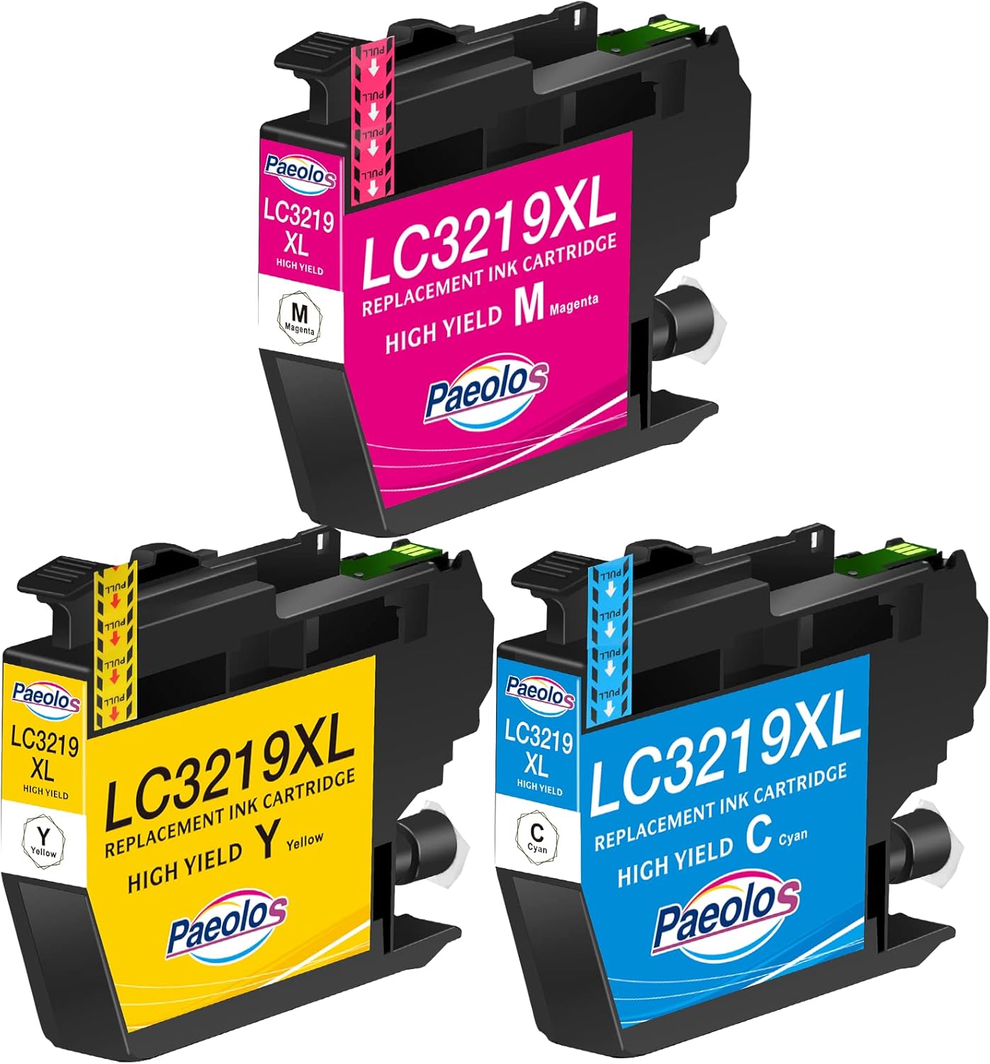 LC3219XL Ink Cartridges for Brother LC3217 Ink Cartridges Cyan Magenta