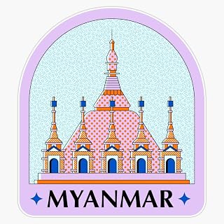Myanmar Sticker Vinyl Decal Bumper Sticker 5"