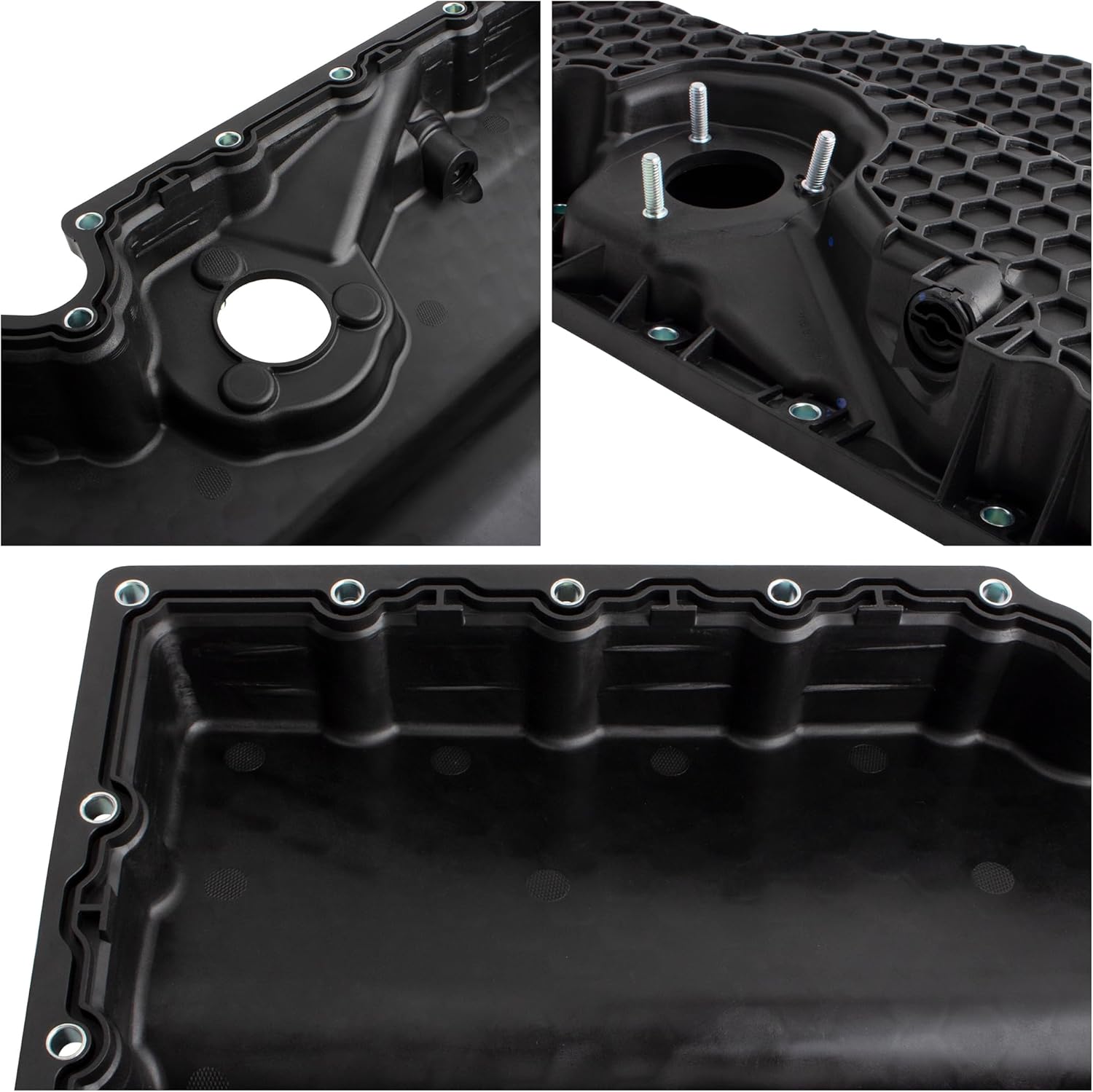 BOXI 264-629 Engine Oil Pan w/Gasket Fits for Audi A3 S3 2015-2019 TT 2016-2017 / for Volkswagen Golf 2015-2018 GTI 2015-2017 / 06K103600R 06K103598A