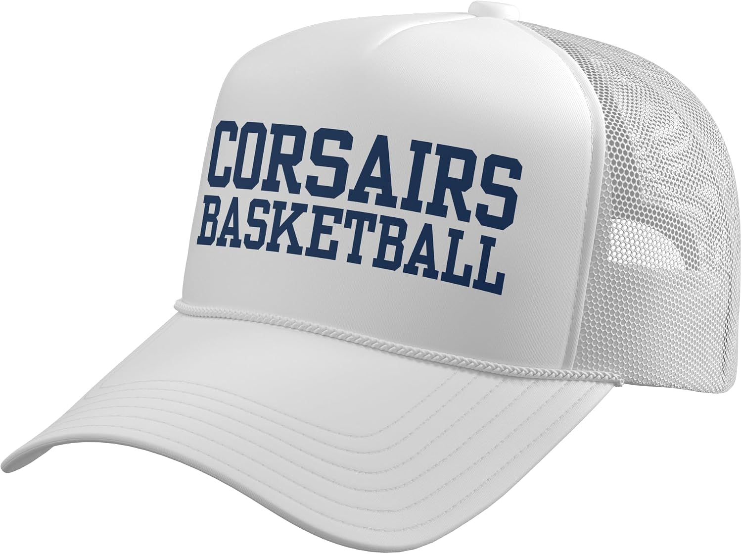 UMass Dartmouth Corsairs Basketball | NCAA | AW.UMS0001 Trucker Hat with Adjustable Mesh Back