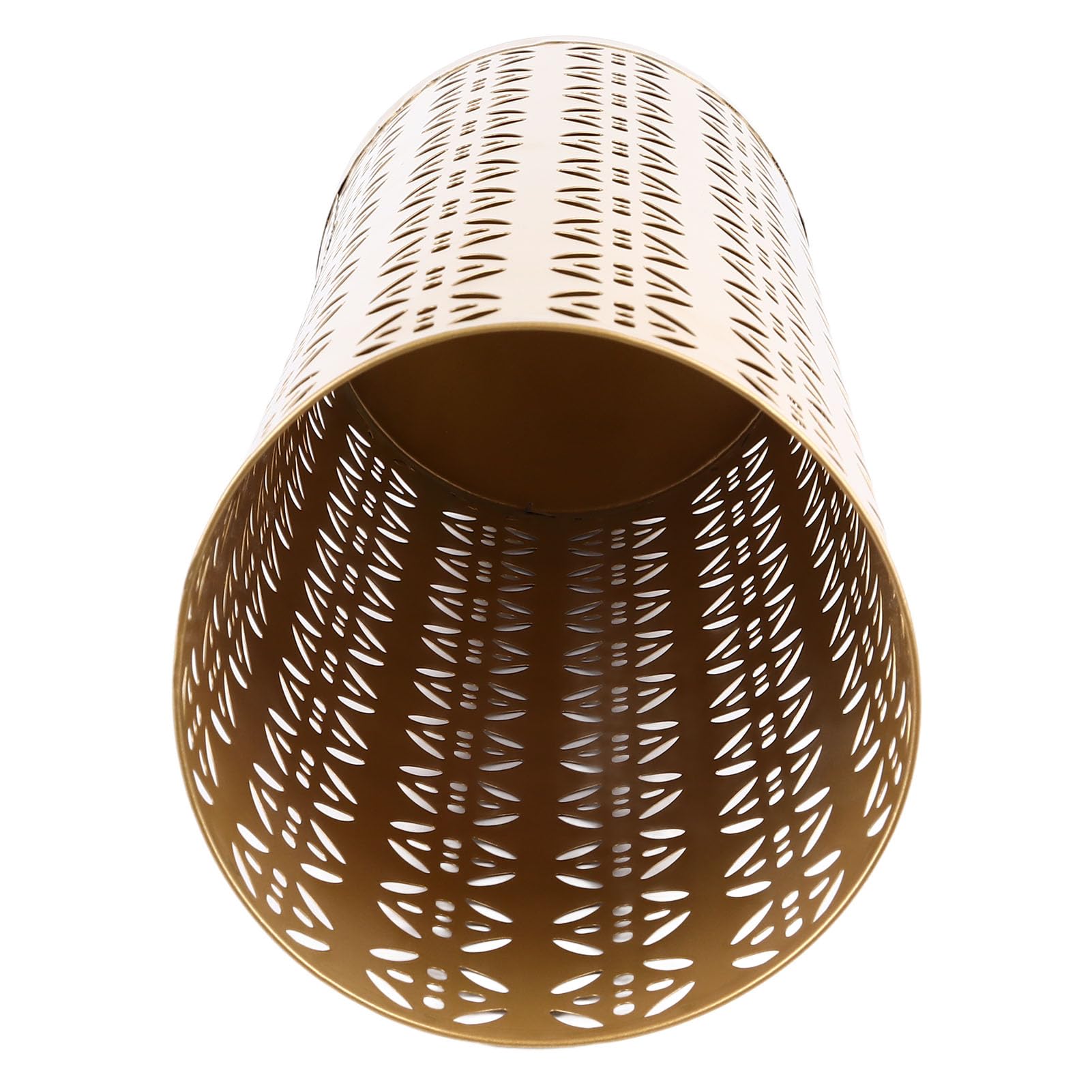 Fabater Paragüero, Soporte de Metal para Paraguas, Organizador Interior con Diseño Hueco, Almacenamiento de Paraguas para Entrada, Oficina, Hogar (GOLD)