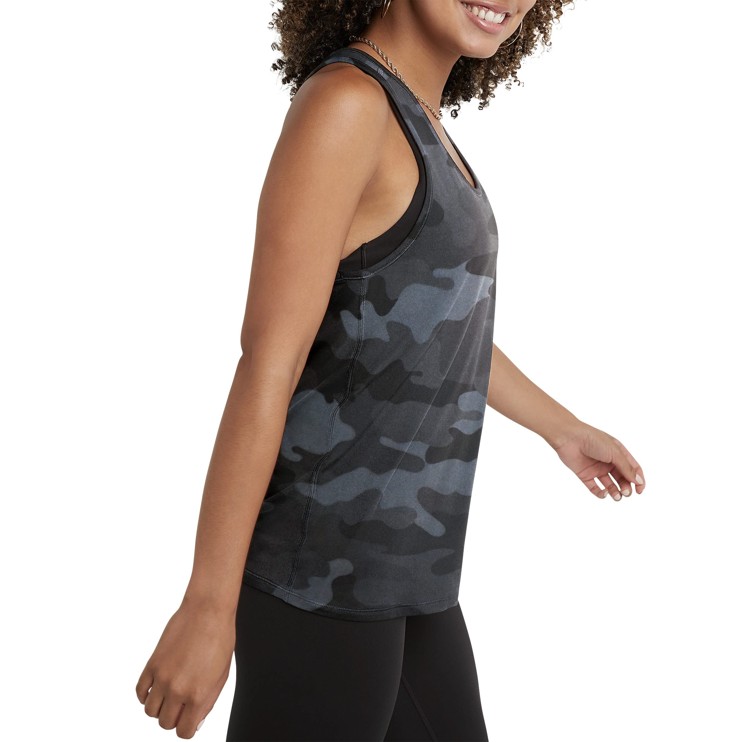 Champion Everyday Cropped Cami Canotta da Donna Cami Donna Reggiseno Integrato Cami Canotta da Donna Script Canottiera da Donna Donna (Pacco da 1)