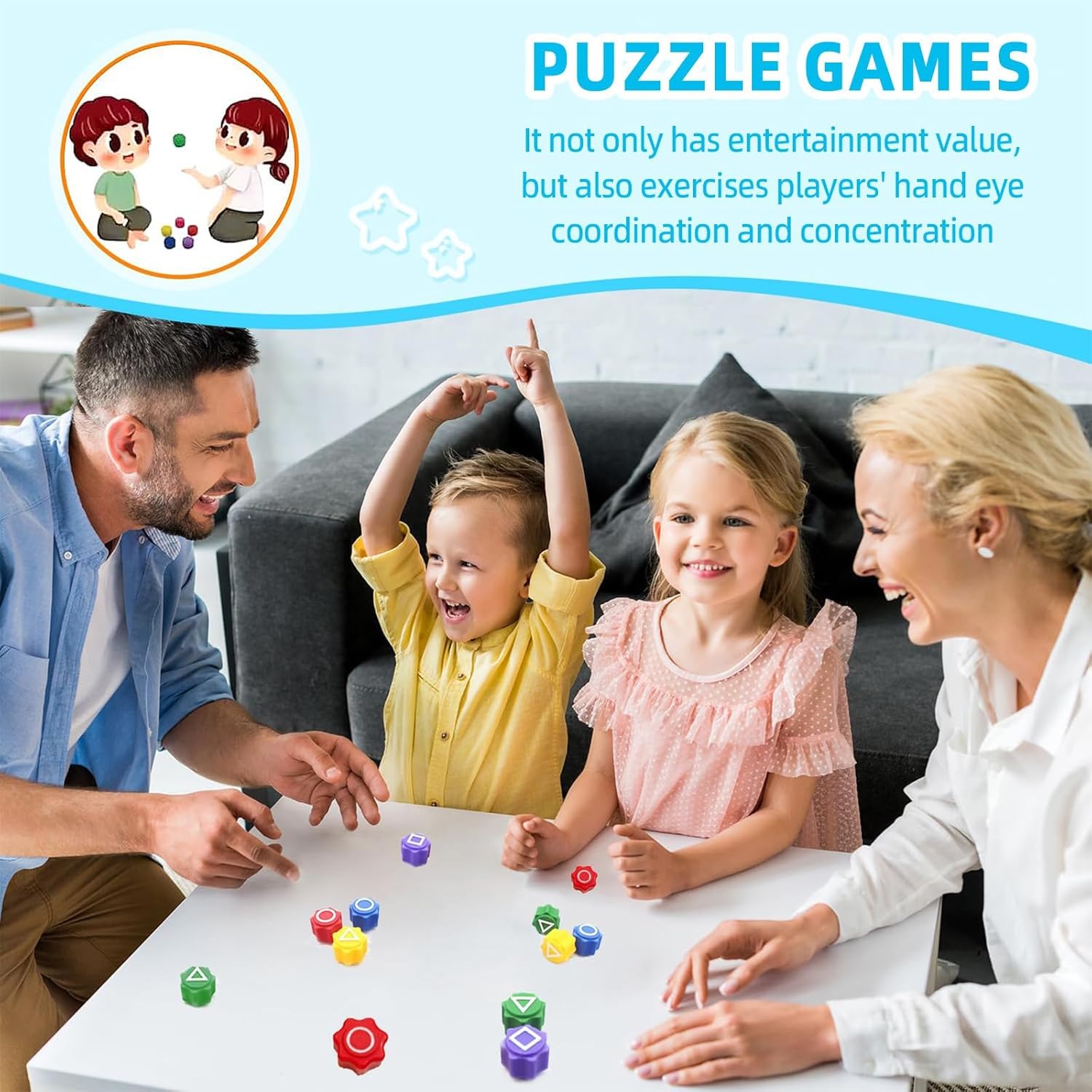 Gonggi Game Set Pack of 5 with Steel Beads - Authentic Korean Jackstones, 3D-Printed Durable Plastic Shells & Weighted Design forAdults, Traditional Toss & Catch Game Gift