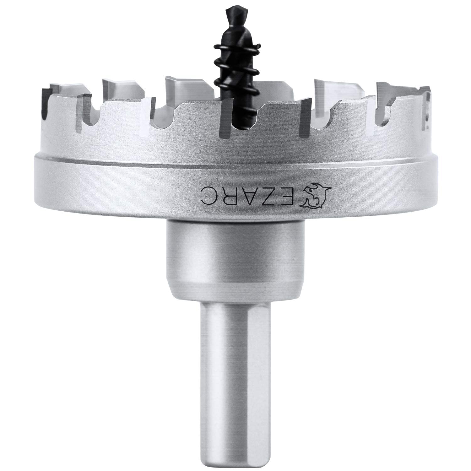 EZARC Carbide Hole Saw Heavy Duty, Hole Cutter for Stainless Steel, Sheet Metal 2-1/4" 57mm