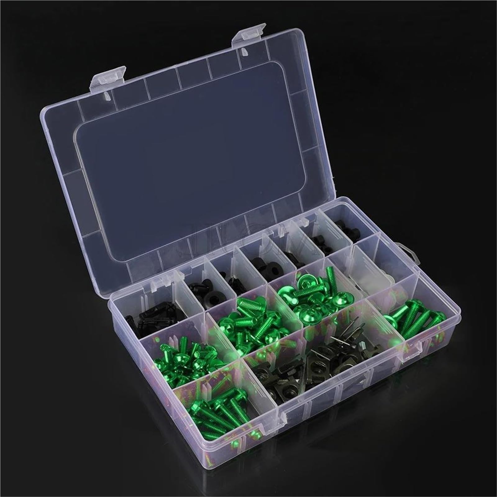 elementi fissaggio Moto Carena Bulloni Kit Carrozzeria Viti Dadi Per Yamaha Per YZF-R1 /R1S /R1M /R3 /R6 /R6S /R15 /R25 /R125(Green)