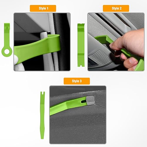 Miniatura 7 de GOOACC Kit de herramientas de extracción de molduras automáticas de 8 piezas, kit de herramientas de palanca sin rasguños para el panel de la