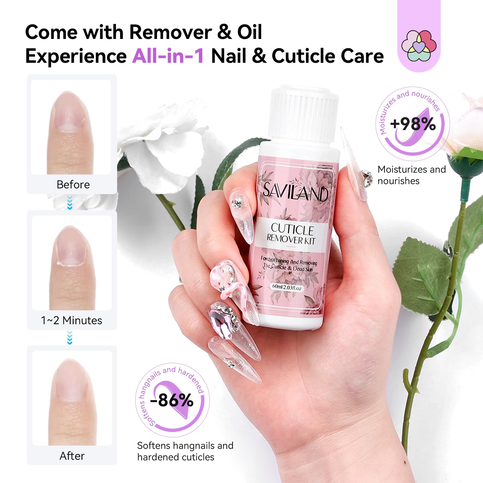 SAVILAND Ultra Acryl Nagel Kit mit Bohrer: All-In-1 Nagel Kits mit allem 3 PCS Acryl Pulver 50 ML EMA Monomer 5 Farbe Gel Nagellack U V Lampe Nagelhaut Entferner Praxis Finger Zuhause DIY Starter