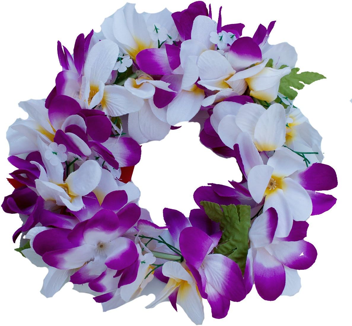 Rainview CreationsWomen Teen Girls Floral Headband Hawaiian Plumeria Flower Haku elastic Leis