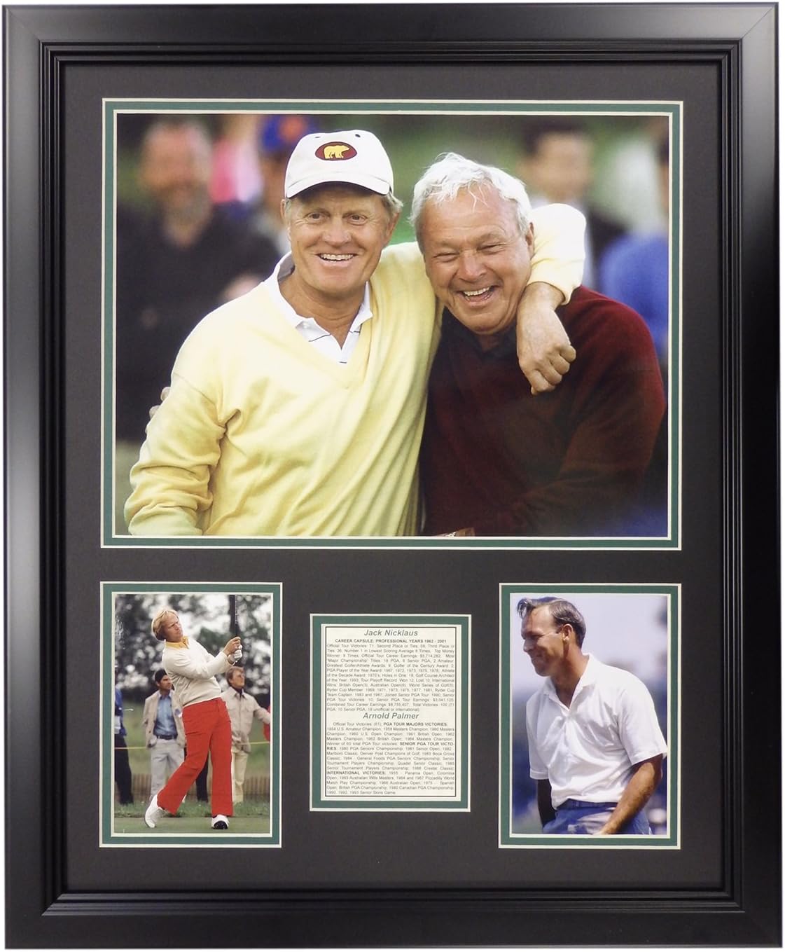 Legends Never Die Jack Nicklaus & Arnold Palmer Framed Photo Collage, 16" x 20",19663A