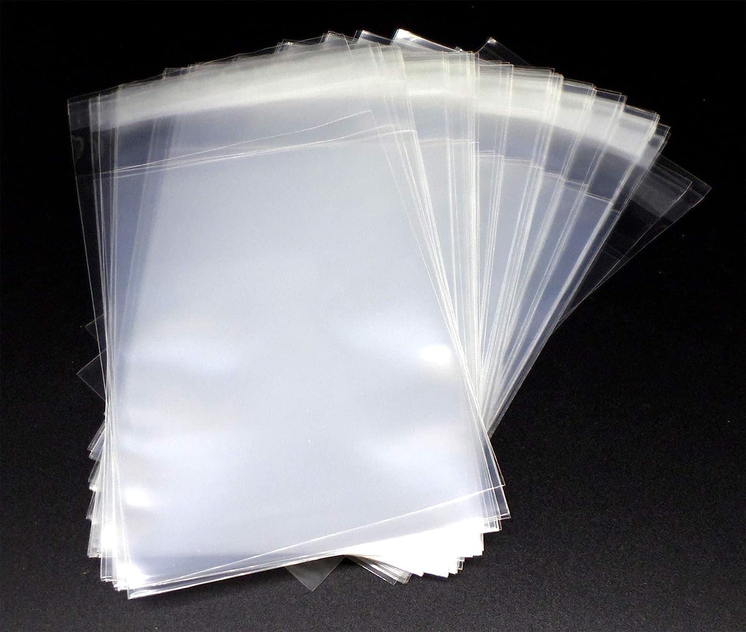 100 Docsmagic.de Toploader Bags Resealable 81 x 111 + 35 mm - Standard Size 3" x 4"