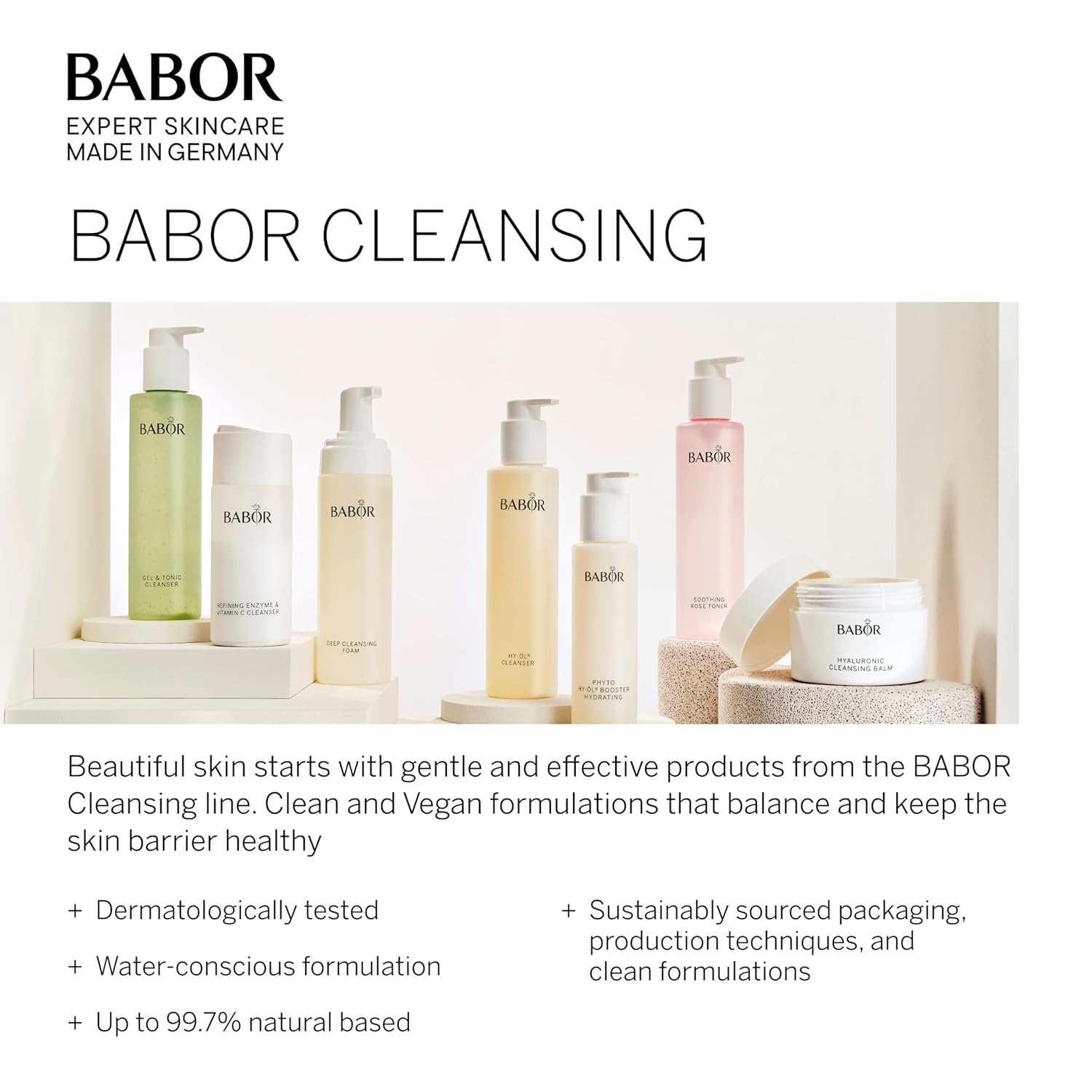 BABOR Refining Enzyme & Vitamin C Cleanser Full & Travel Size Bundle