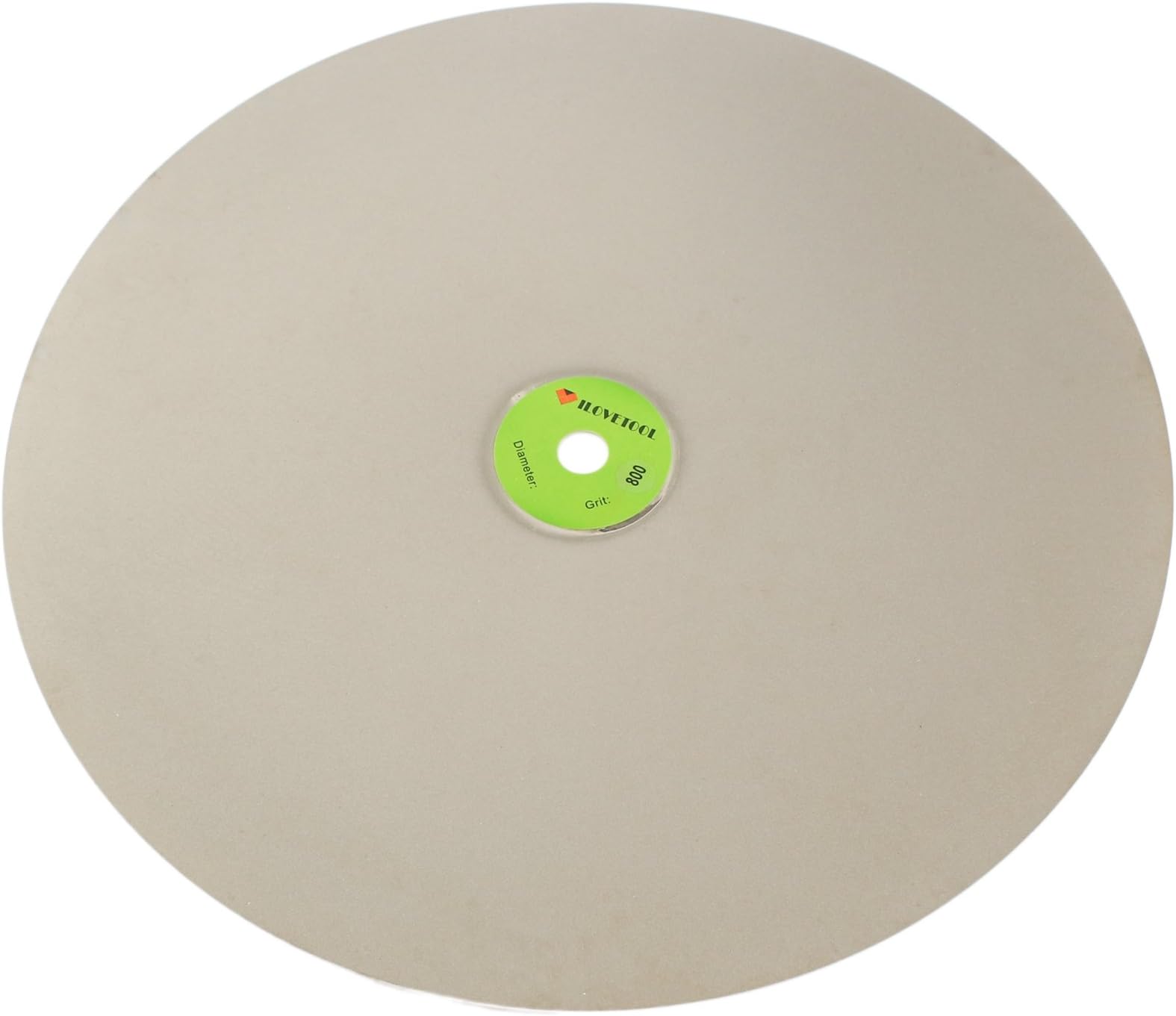 ILOVETOOL Diamond Flat Lap Wheel 12" x 1/2" Arbor Grinding Sanding Disc 800 Grit Lapping Polishing Disc