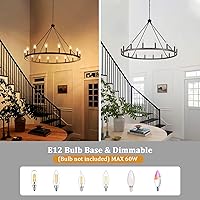 Vista 3 de Candelabros para comedor (marrón-1)