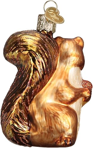 Miniatura 4 de Old World Christmas Adorno Adornos de cristal soplado para árbol de navidad, animales salvajes