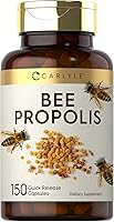Vista 1 de Carlyle Bee Propolis Capsules 150 Count Extract Supplement Non-GMO, Gluten Free