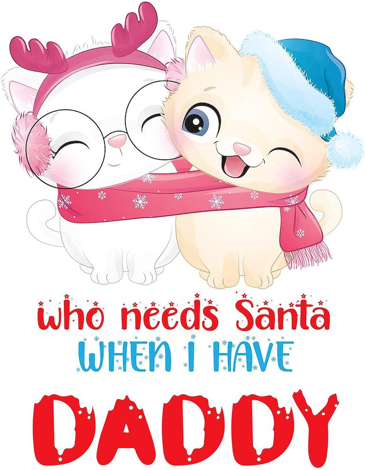CafePress Daddy Who Needs Santa Christmas 15 oz Stainless Steel Insulated Travel Mug