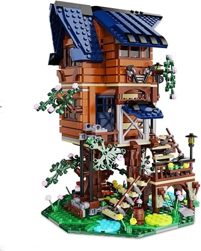General Jims Four Seasons Treehouse with Lighting Kit 1155 piezas modulares bloques de construcción de ladrillo modelo de casa de árbol de ladrillo