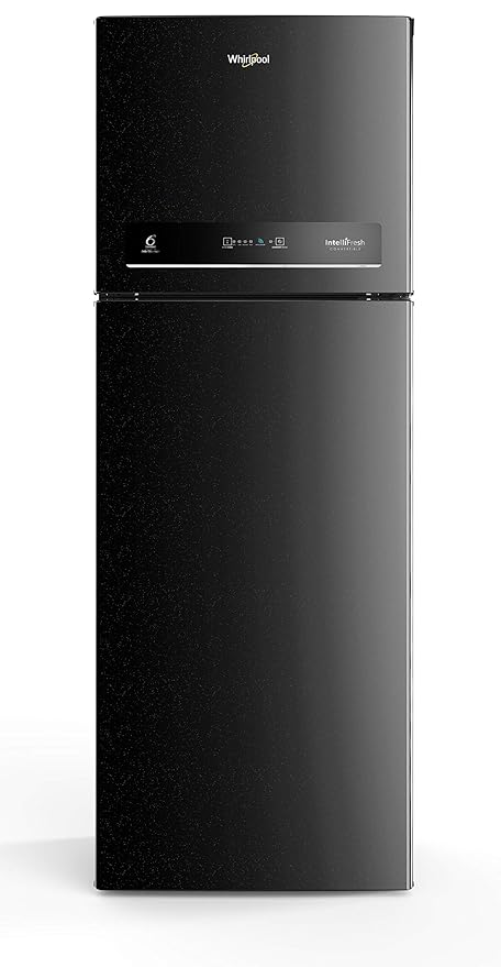 Whirlpool 265 L 3 Star Inverter Frost-Free Double Door Refrigerator (INTELLIFRESH INV CNV 278 3S, Black Sparkle, Convertible, 2022 Model) at Rs. 28190