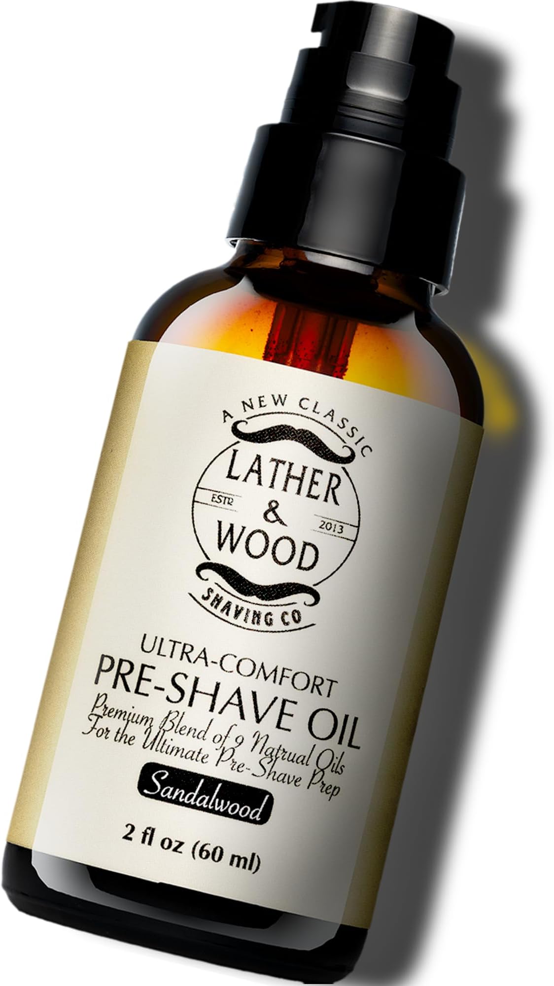 Best Pre-Shave Oil, Sandalwood, Premium Shaving Oil for Effortless Smooth Irritation-free Shave. 2 Oz …