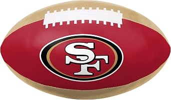 FOCO NFL Unisex-Adult NFL Team Logo Squish Soft Ball 12" PVC Football