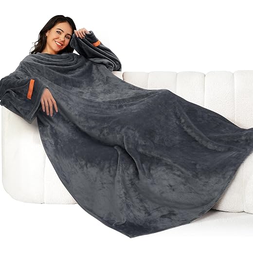 Winthome Blanket with Sleeves – 140x180 cm