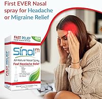 Vista 5 de Sinol Spray de alivio del dolor de cabeza, medicación de venta libre en aerosol nasal para tensión de racimo de migraña, alivio de senos nasales