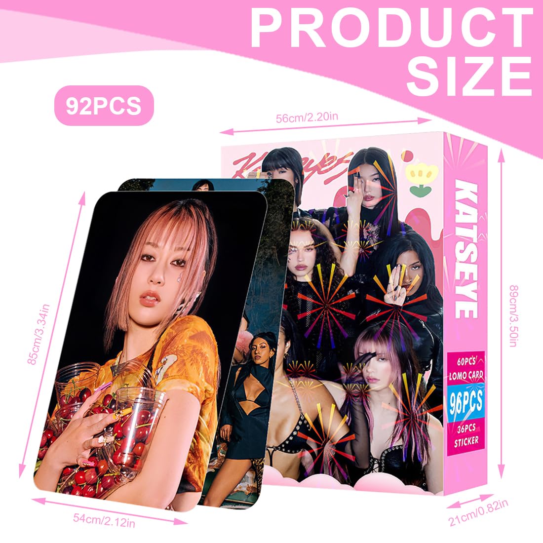 96 Pezzi Photocards KATSEYE, Carta Regalo KATSEYE Merch