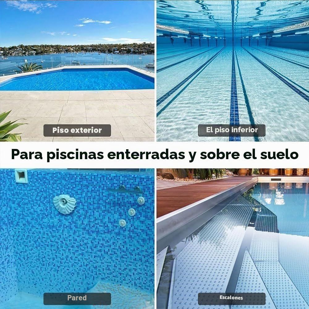 Red Piscina Limpieza con Palo, Red Piscina Malla Fina con Cepillo Piscina, Kit Limpieza Piscina, Recogedor Hojas Piscina, Limpia Piscinas Recoge Hojas, para Piscina, Estanque, Fuente, SPA (220cm)
