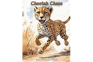 Cheetah Coloring Book For Kids - Cheetah Chase